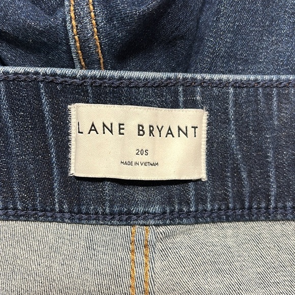 20 short plus size Jeans Lane Bryant pull on high rise jegging stretch! - Picture 6 of 7
